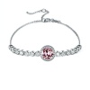 Civetta Spark Emma Bracelet - Swarovski Light Amethyst Crystal Rosegold Photo
