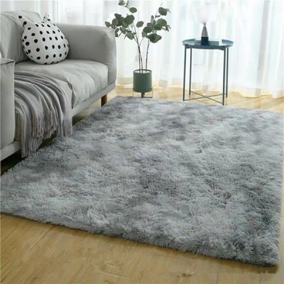 Photo of 150 x 180cm Plush Fluffy Carpet -Shaggy Foldable Rug