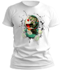 PepperSt Men's White T-Shirt - Cyber Teddy Photo