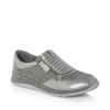 Green Cross Ladies Zip On Sneaker - Grey 52136 Photo