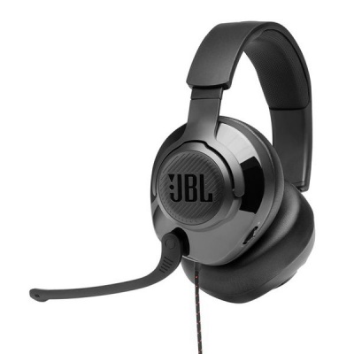 Photo of JBL Quantum 200 Wired Over-Ear Gaming Headset With Flip-up Mic Black