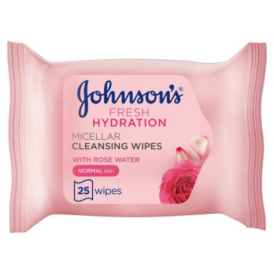 Photo of Johnsons Johnson's Micellar Cleansing Wipes Fresh Hydration 25 piecess