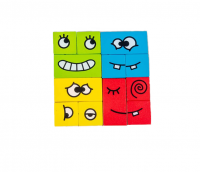 Wooden Expression Puzzle Game Set