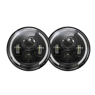 Photo of 2 piecess 7" 40W LED Headlights H4 H13 Hi-Lo Beam for Jeep