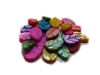 BEAD COOL - Leaves Shape- Multi colour - 56 piecess 0.5hole Photo