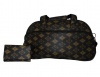 Fino F512-TB18 F512-765 Faux Leather Weekend Duffle Bag Photo
