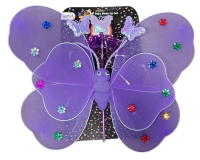Dress up Beautiful Butterfly Wings with Lights Wand and Headband