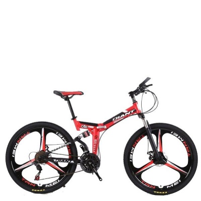 Photo of 26" Foldable Mountain Bike 21 Speed Red Color