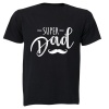 BuyAbility Super Dad - Mustache - Adults - T-Shirt Photo