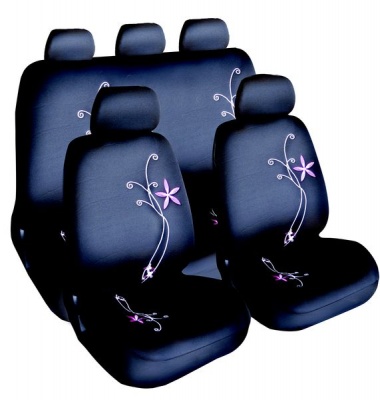 Photo of AutoKraft 9 Piece Universal Seat Cover Set - Floral