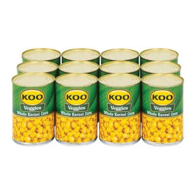KOO Whole Kernel Corn 12 x 410g