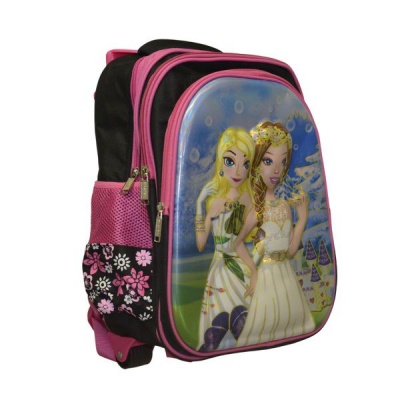 Kids Princess School Bag Pink Trolley Backpack