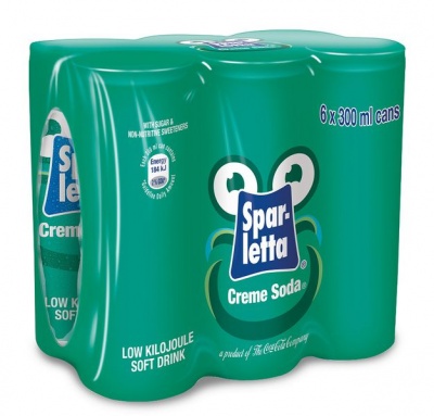 Photo of Sparletta Creme Soda Soft Drink - 24 x 300ml