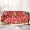Linen Boutique Bohemian Sofa Blanket With Tassels Persian Geometric 2 Sides - Redgreen Photo