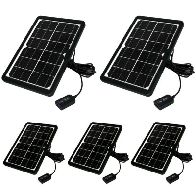 Photo of SoSolar 6w Solar panel with a USB Output cable- 5 Pack Bulk Sale