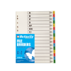 Butterfly A4 File Dividers Bright Board - 16 Tab A-Z Photo