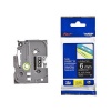 BROTHER Compatible TZE 315 Labelling Tape Cassette - 6mm White on Black 8m Photo
