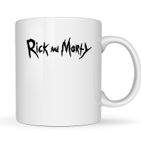 Graphical CPT White Ceramic Mug 350ml Rick and Morty