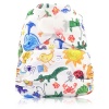 Bamboo Baby Pocket Nappy with Hook and Loop waist - Crayon Photo