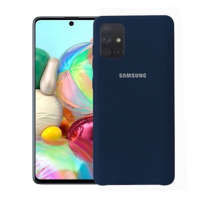 Samsung iTech Parts Galaxy A71 Silicone Case Navy