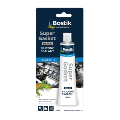 Photo of Bostik Super Gasket Silicone Sealant 90ml Black