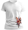 PepperSt Men's White T-Shirt - Tribal Rabbit Photo
