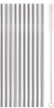 Reusable Stainless Steel Thin Silver Drinking Straws - Easy Trade Photo