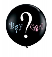 Boy or Girl Gender Reveal Balloon with Confetti