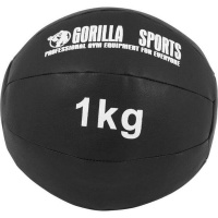 GORILLA SPORTS SA Leather Style Medicine Ball 1KG