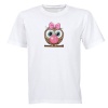 Bubblegum Owl - Kids T-Shirt Photo