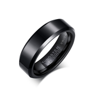 Union Black Tungsten Ring