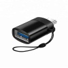 Techcat Adapter USB C Hi-Speed USB Type-C to USB-A 3.0 Black Photo