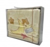 Mothers Choice Baby Blanket - Beige Blocks Photo