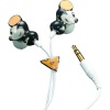 View Quest Intelligent Jewellery In Ear Earphones - Black White Mouse Photo