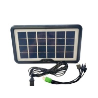 Solar Panel Charging Station 38W 6V With USB Multi Head Cable