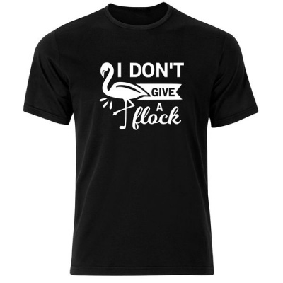 Photo of Thinking out Loud Think Out Loud Mens "I don't give a flock" Short Sleeve Tshirt Black
