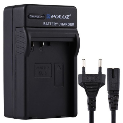 Photo of PULUZ EU Plug Battery Charger with Cable for Nikon EN-EL15 Battery