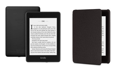 Photo of Kindle Amazon Paperwhite 8GB with Genuine Leather Cover