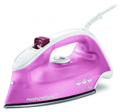 Photo of Morphy Richards Iron Steam / Dry / Spray Stainless Steel Pink 350ml 2400W "Easy Fill"