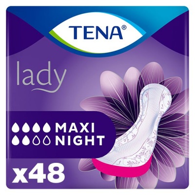 Photo of TENA Lady Maxi Night Incontinence Pads – Bulk Pack of 48 Pads