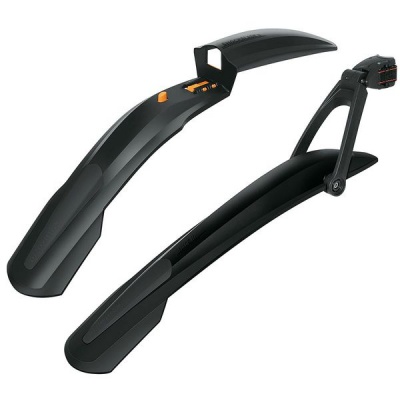 Photo of SKS Germany SKS Front and Rear Mudguards 26/27.5-Inch: Shockblade and X-Blade 2 Black