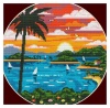Cross stitch kit- Island Life Photo