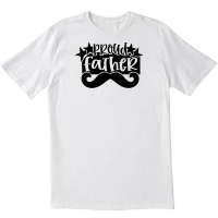 Proud Father White T shirt
