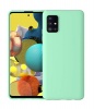 Rappid Liquid Silicone Green Case for Samsung Galaxy A51 Minimalist Cover Photo