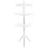 Collapsible Stainless Steel Towel Clothes Drying Rack - White Photo