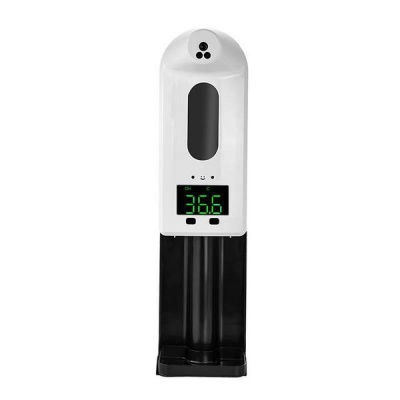 ZI Automatic Sanitizer Dispenser 1200ML Thermometer with Audio 2 1