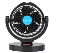 Car Cooling Fan Low Noise Cooling Air Fan Black