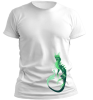 PepperSt Men's White T-Shirt - Leaf Dragon Photo