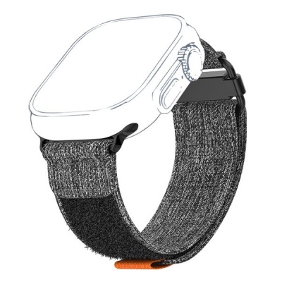 Ahastyle Brushed Black Loop Strap for Apple Watch 42444549mm