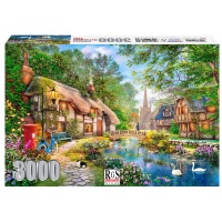 RGS Group Cottage Way Lane 3000 Piece Jigsaw Puzzle